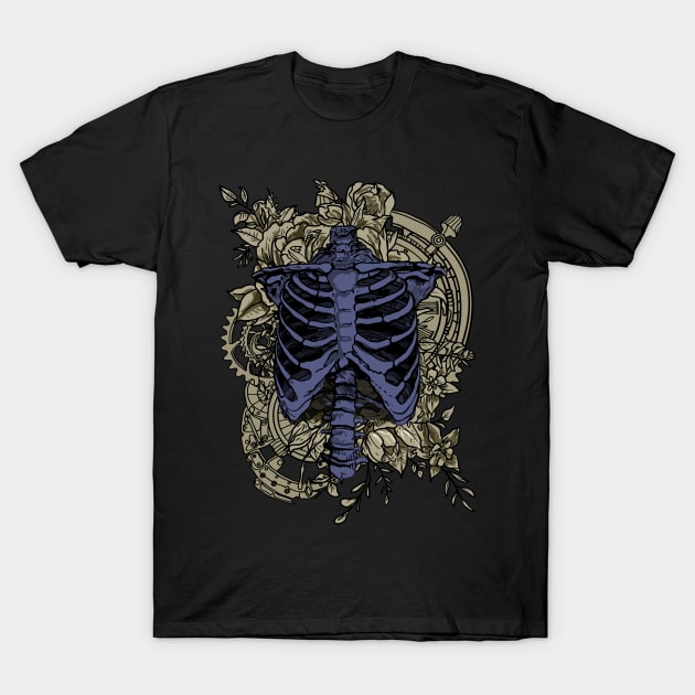 Timeless Bones T-Shirt by DeathAnarchy